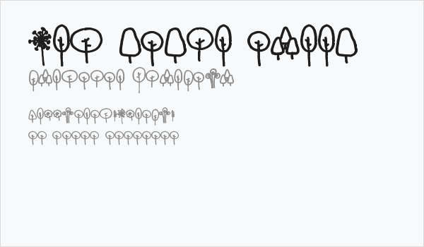 Pea Susie Trees Business Card