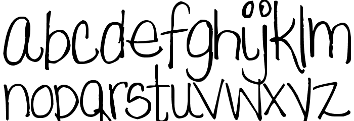 Pea Tammi Font LOWERCASE