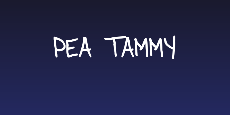 Pea Tammy Social Header