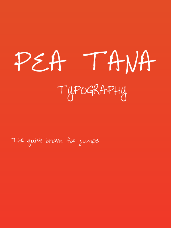 Pea Tana Poster