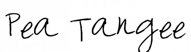 Pea Tangee  Descarca Fonturi Gratis