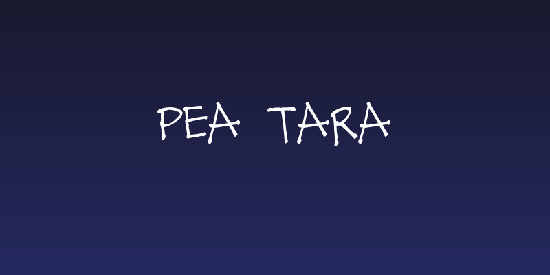Pea Tara Social Header