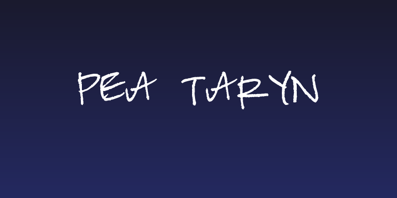 Pea Taryn Social Header