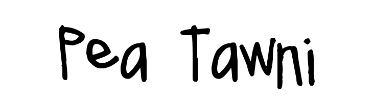 Pea Tawni  フリーフォントのダウンロード