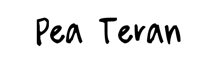 Pea Teran Font