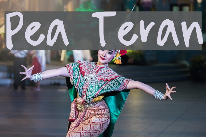 Pea Teran フォント examples