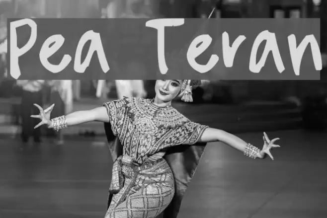 Pea Teran フォント examples