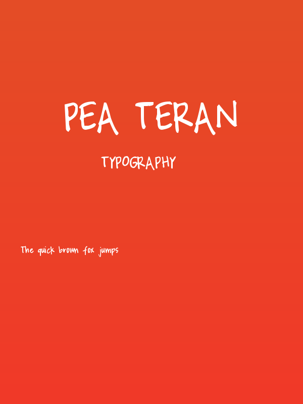 Pea Teran Poster