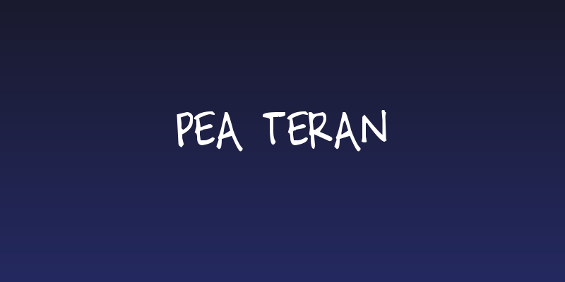 Pea Teran Social Header