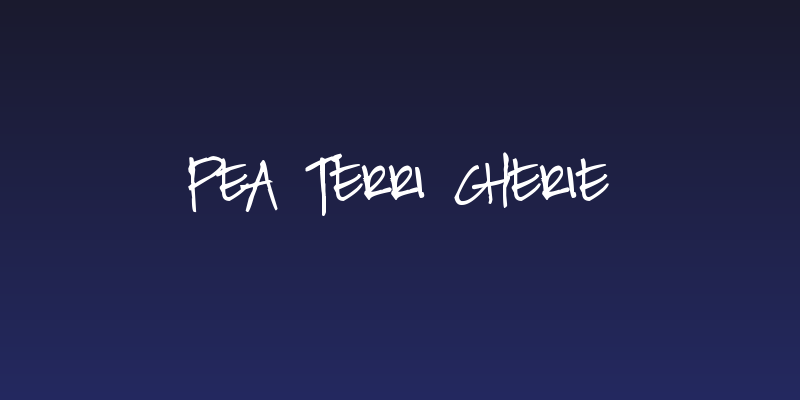 Pea Terri Cherie Social Header