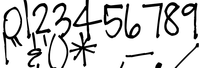 Pea Theresa Font OTHER CHARS