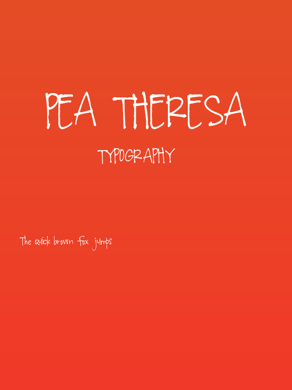 Pea Theresa Poster