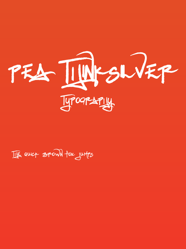 Pea Thinksilver Poster