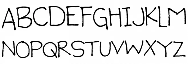 Pea Times New Camileon Font UPPERCASE