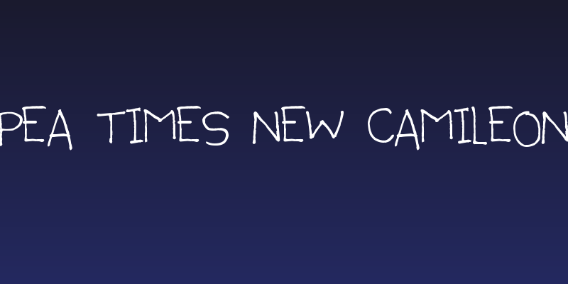Pea Times New Camileon Social Header