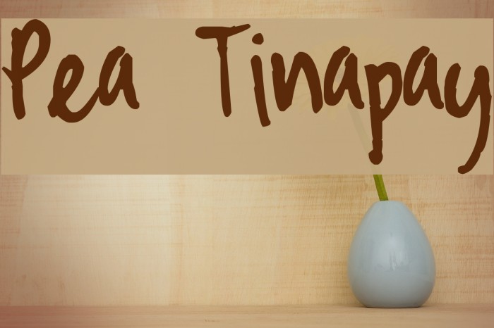Pea Tinapay Font examples