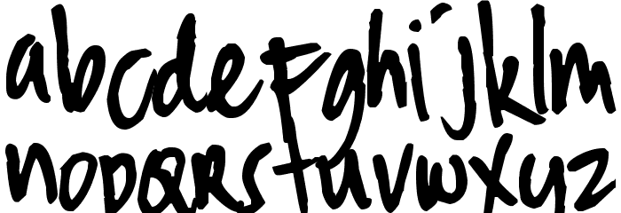 Pea Tinapay Font LOWERCASE