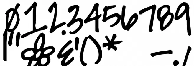 Pea Tiphanie Font OTHER CHARS