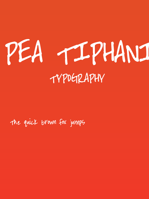 Pea Tiphanie Poster