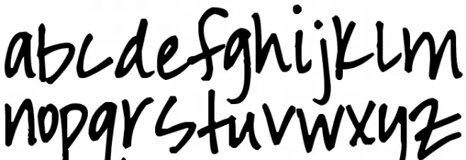 Pea Tiphanie Schriftart Kleinbuchstaben