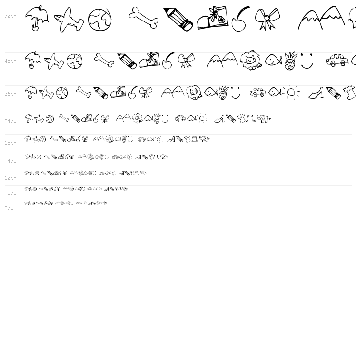 Pea Tisha's Doodles Waterfall