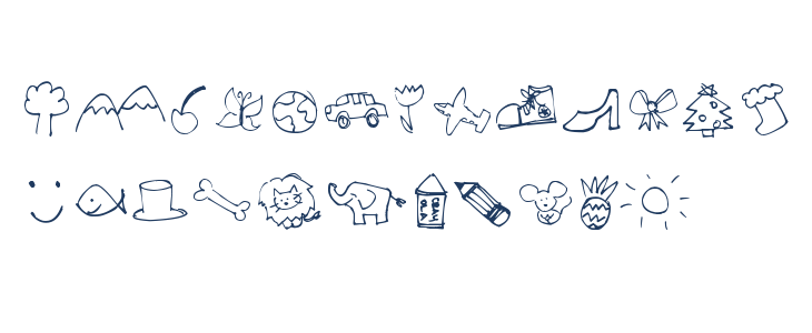 Pea Tisha's Doodles Lowercase