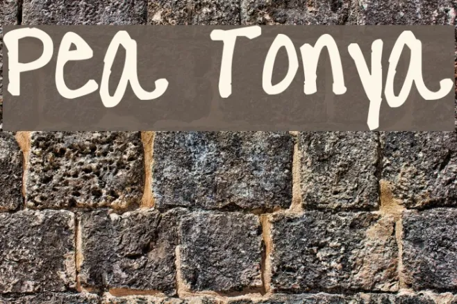 Pea Tonya Example 1