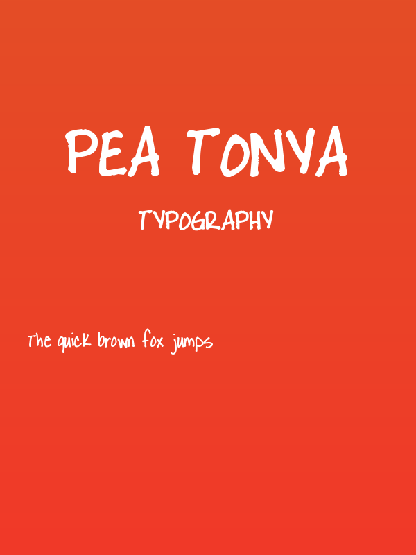 Pea Tonya Poster