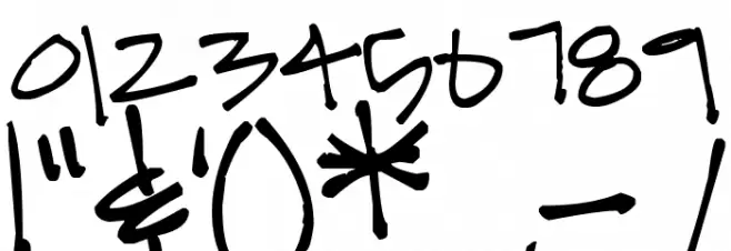 Pea Traci Font OTHER CHARS