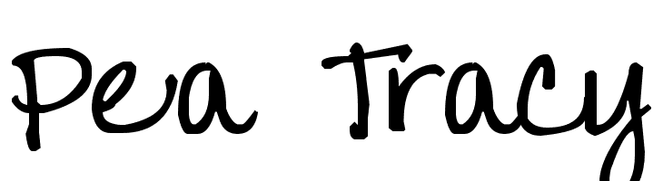 Pea Tracy Font