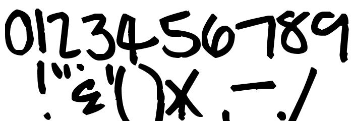 Pea Tung Font OTHER CHARS