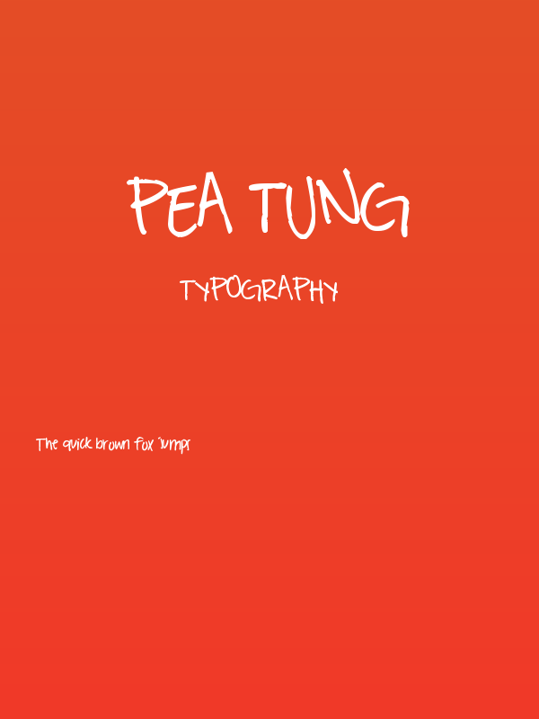 Pea Tung Poster