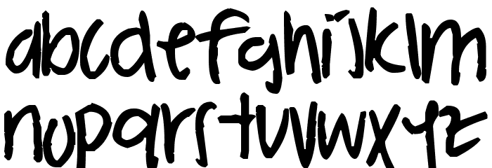 Pea Tung Font LOWERCASE