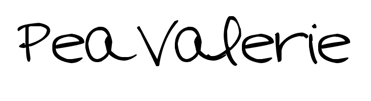 Pea Valerie  Frei Schriftart Herunterladen