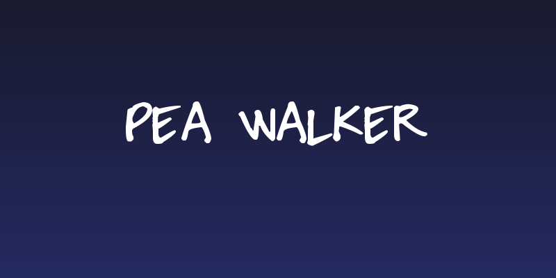 Pea Walker Social Header