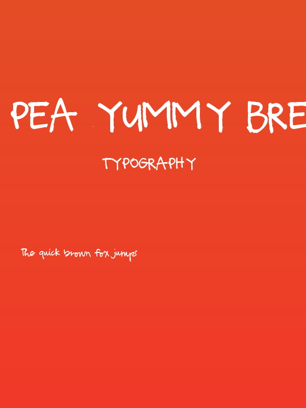 Pea Yummy Breakfast Poster