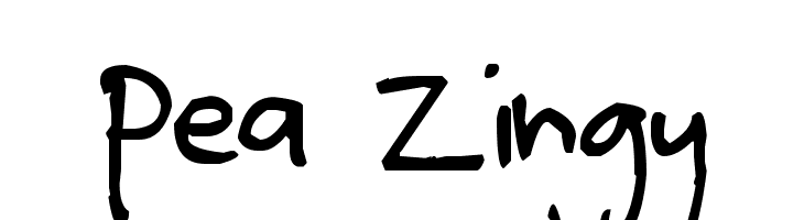 Pea Zingy Font