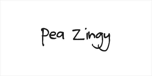 Pea Zingy Logo