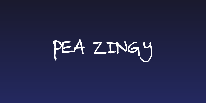 Pea Zingy Social Header