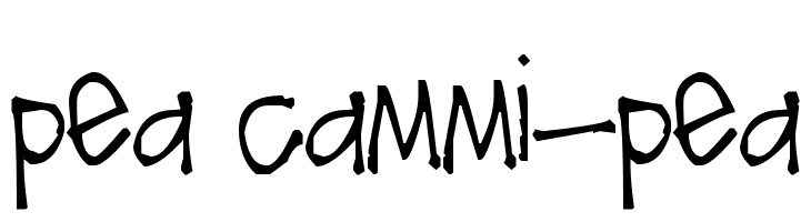 Pea cammi-pea  Fuentes Gratis Descargar