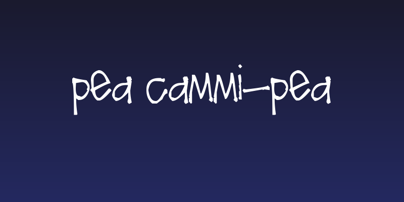 Pea cammi-pea Social Header