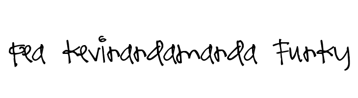 Pea kevinandamanda Funky  font caratteri gratis