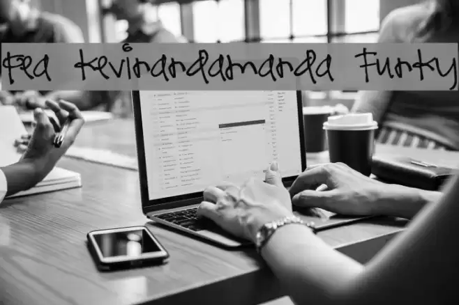 Pea kevinandamanda Funky Font examples