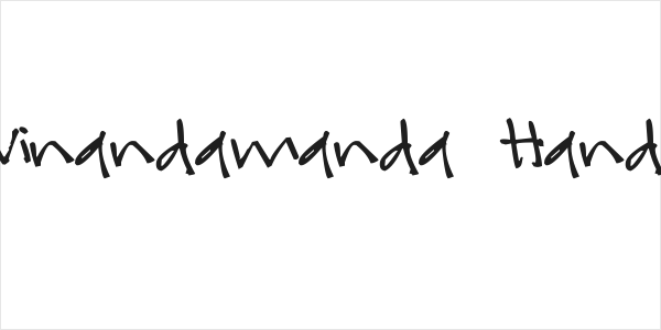 Pea kevinandamanda Handwriting Logo