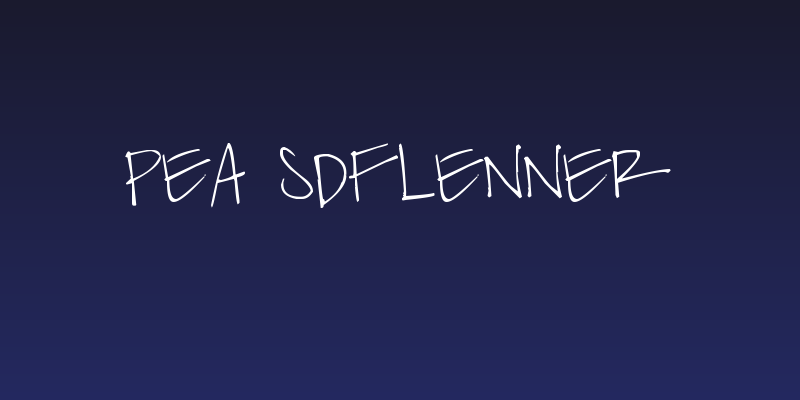 Pea sdflenner Social Header
