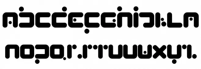PeaBrain フォント 大文字