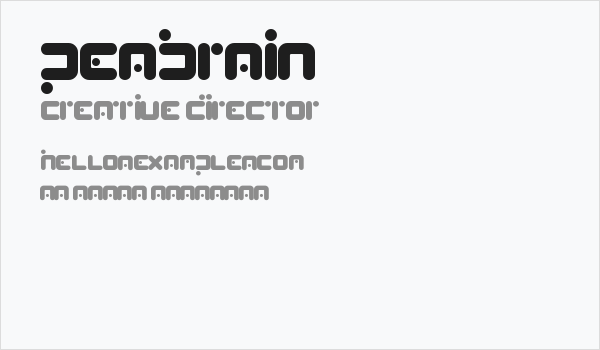 PeaBrain Business Card