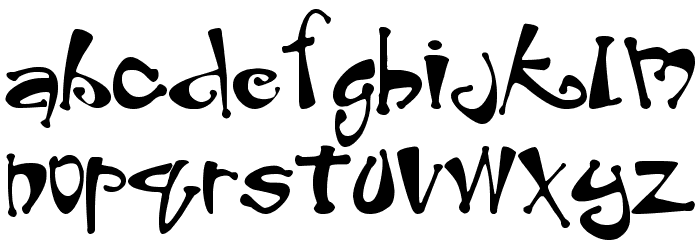 Peabody Font LOWERCASE