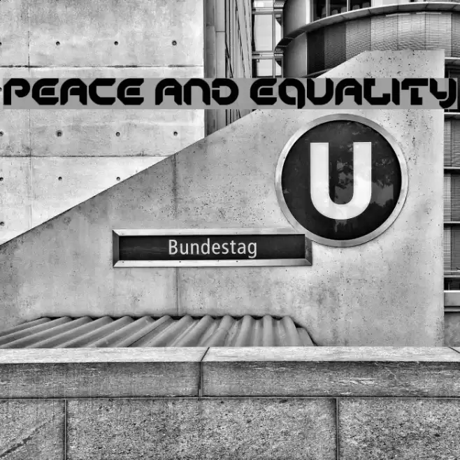 Peace And Equality Font examples