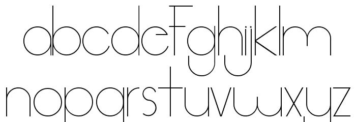 Peace Boy Demo Sans Serif Font LOWERCASE